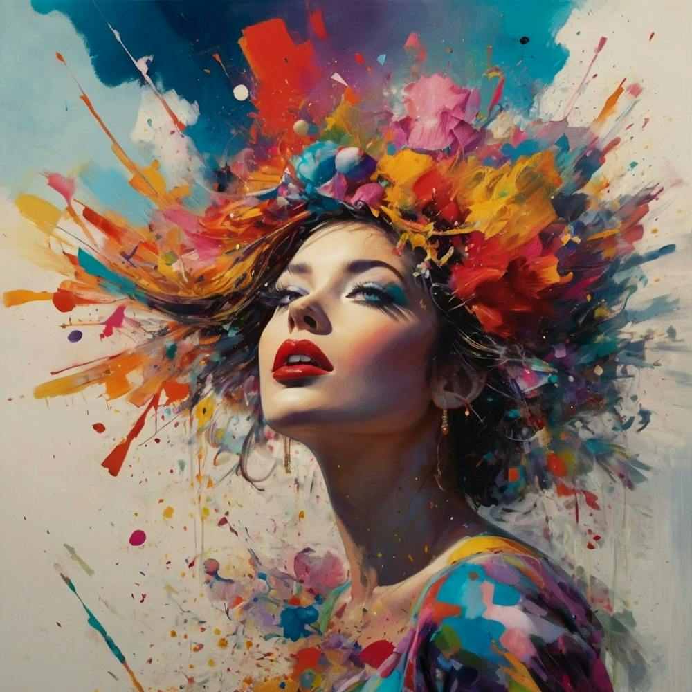 Colorful Woman