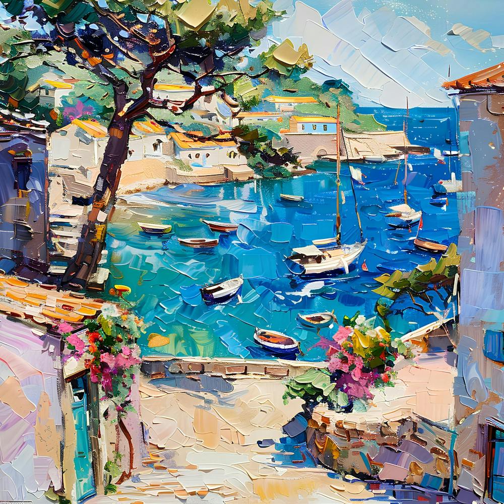 Boat In The Harbor on Mallorca