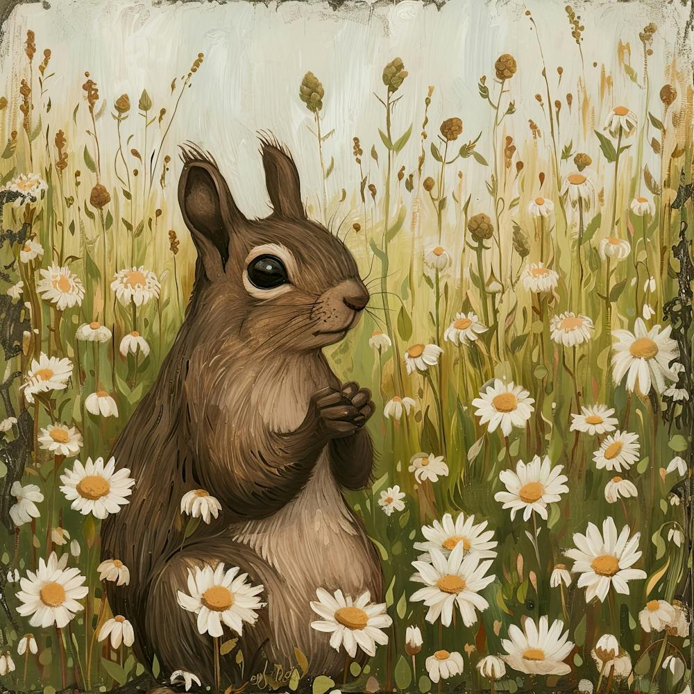 Squirrel Fairycore Painting 3