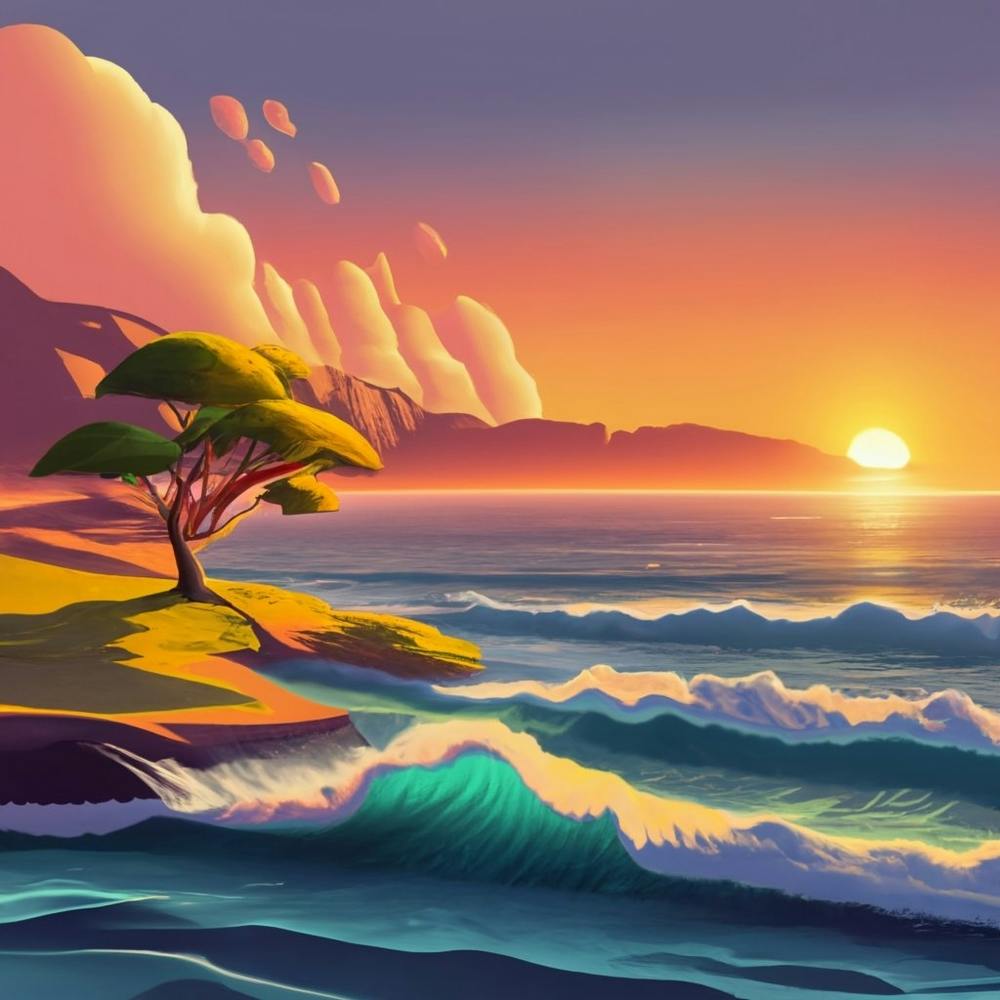 Sunset At The Beach