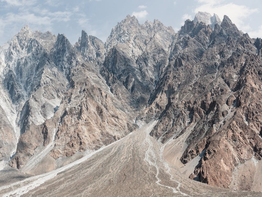 Karakoram Mountains In Gilgit-Baltistan In Pakistan