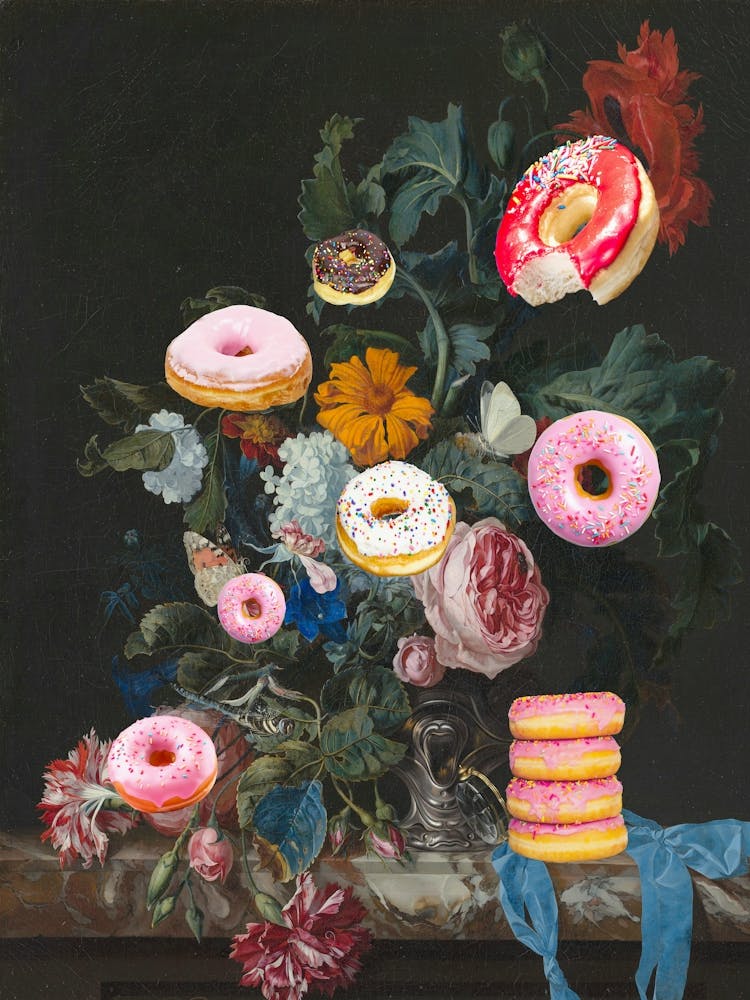 Bouquet of Donuts, Baroque Flowers