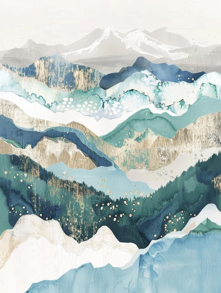 Mountains Ii Canvas Print 2