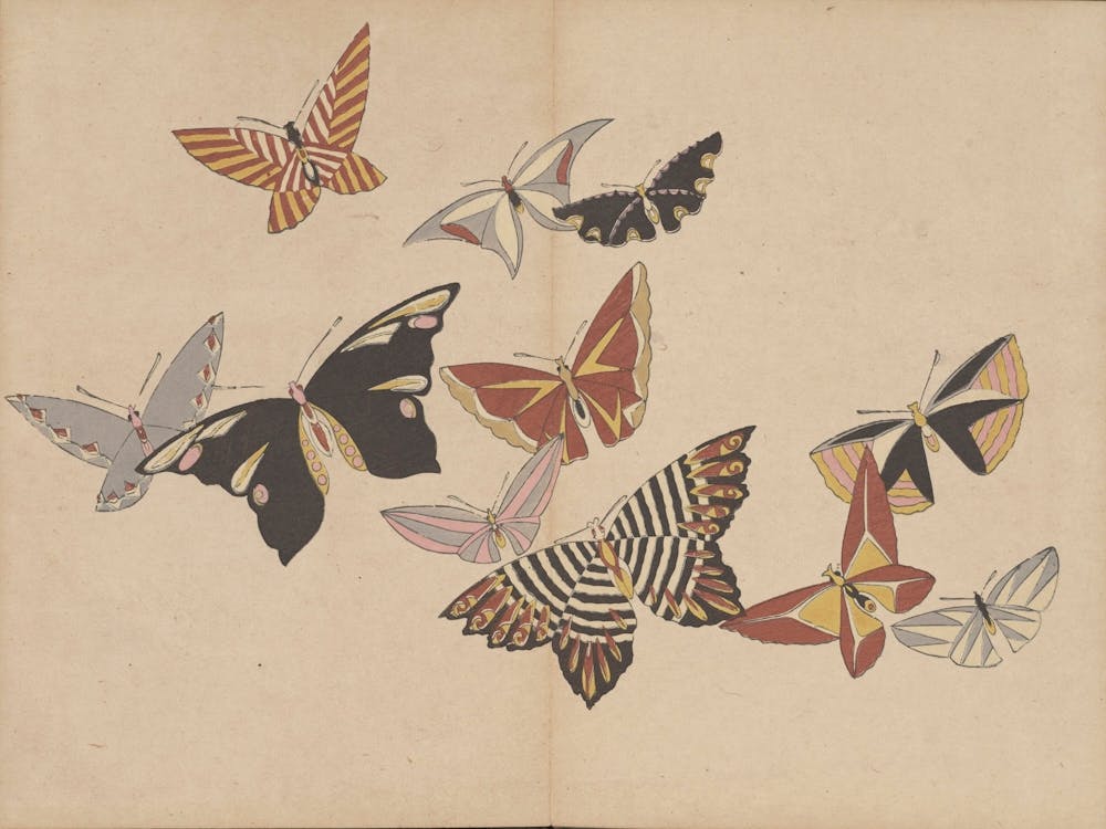 All Kinds Of Butterflies, Kamisaka Sekka