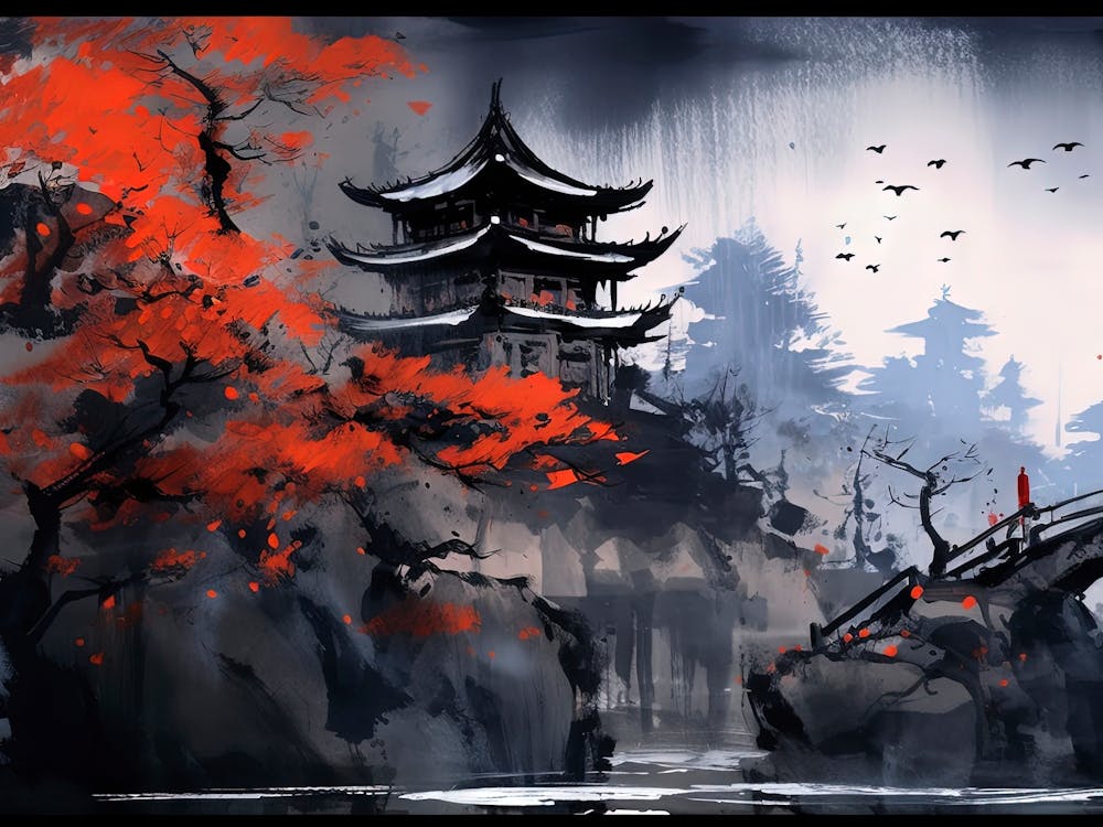 Asian Landscape Painting 4