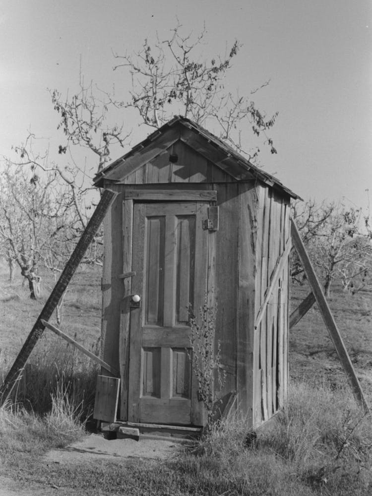 Privy On Farm In Placer County, California By Russell Lee