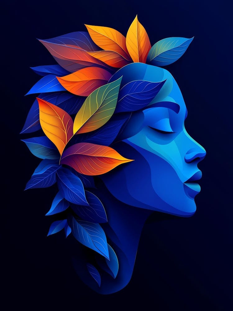 Abstract Portrait Of A Woman 128