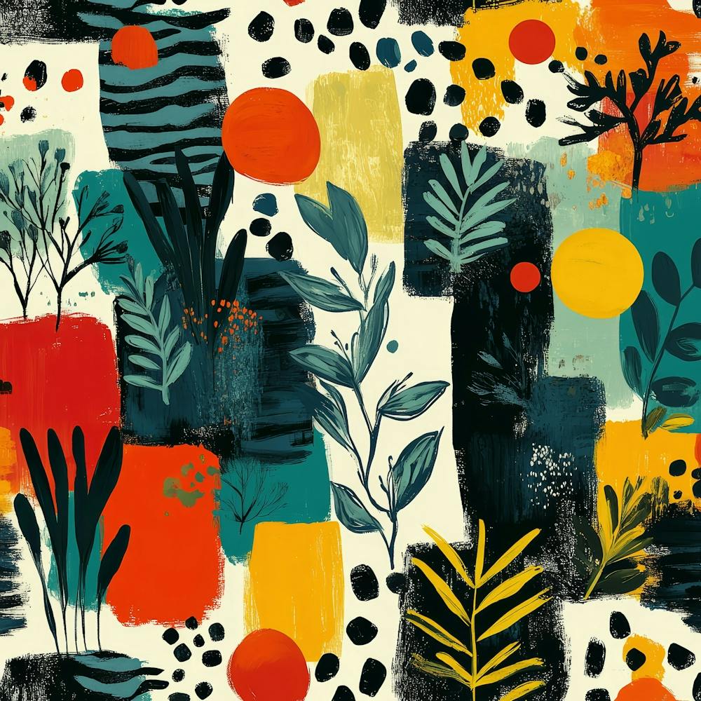 Abstract Floral Pattern 8