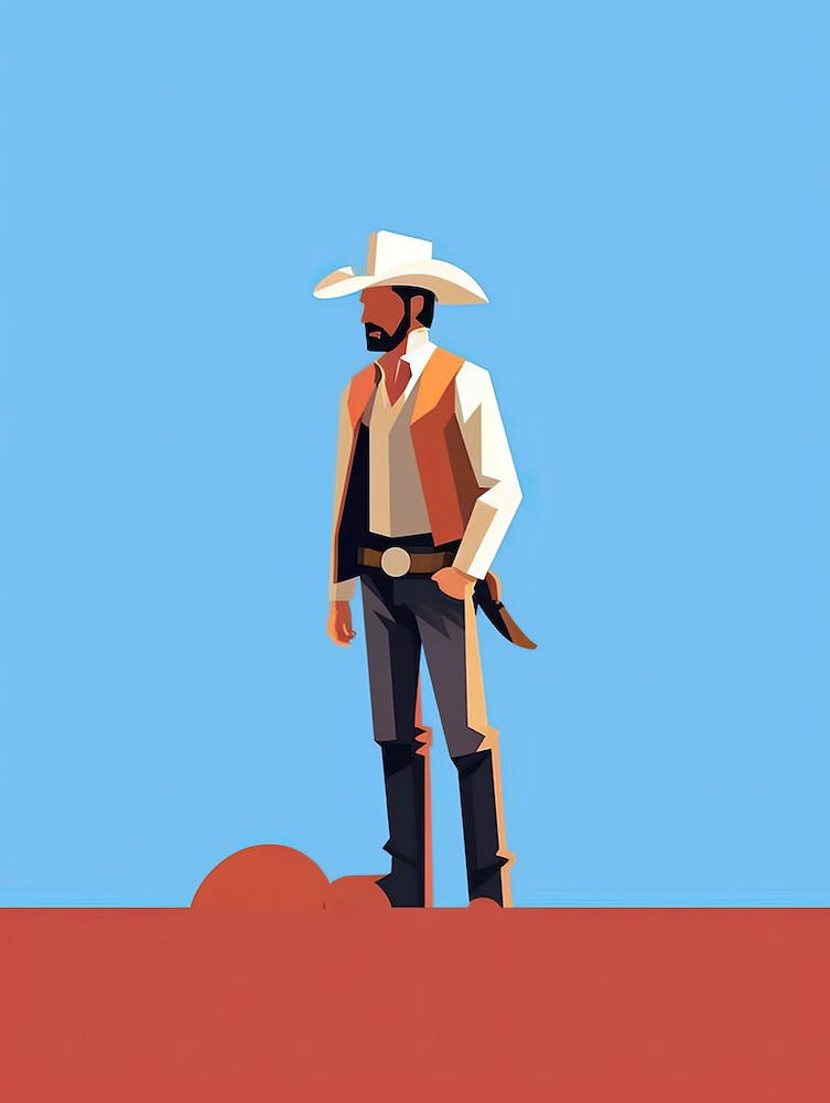 Minimalistic Cowboy Tale