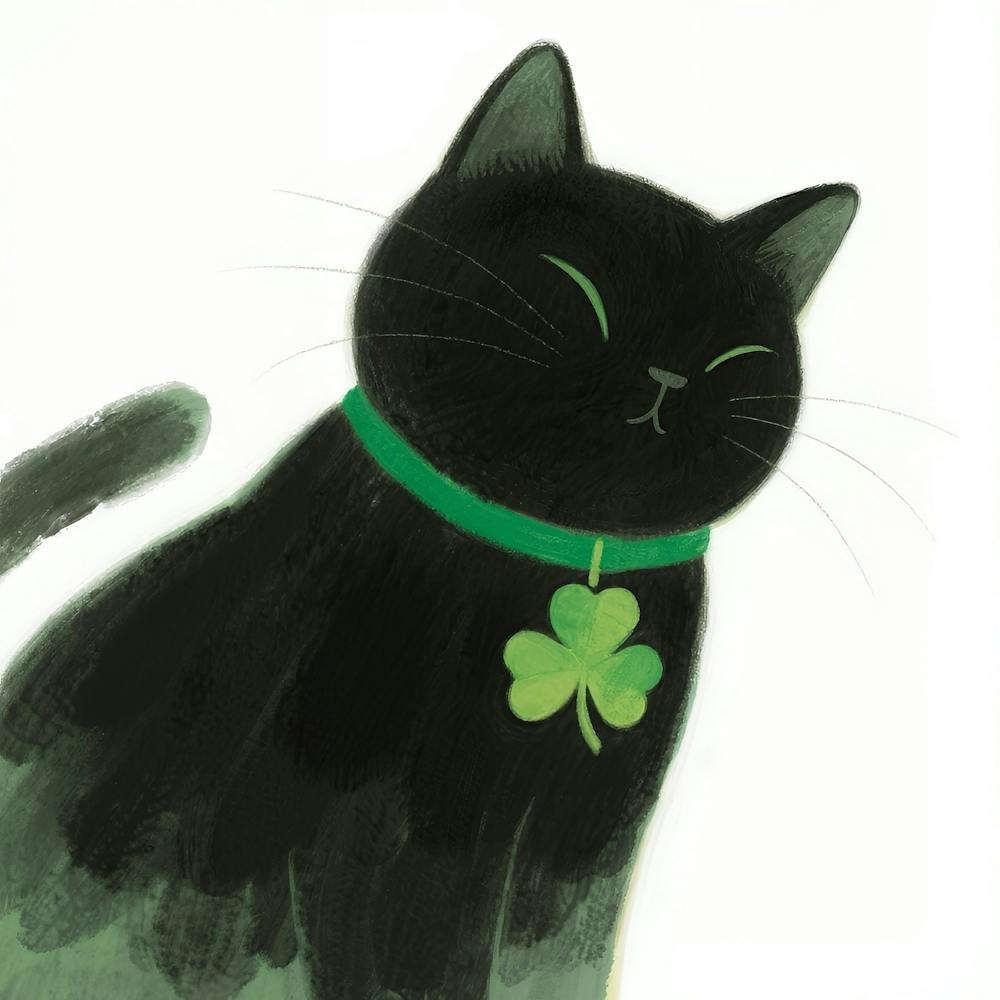 St Patrick'S Day Cat