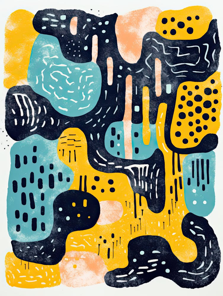 Neural Abyss Deep Mindwave Abstract Design 1
