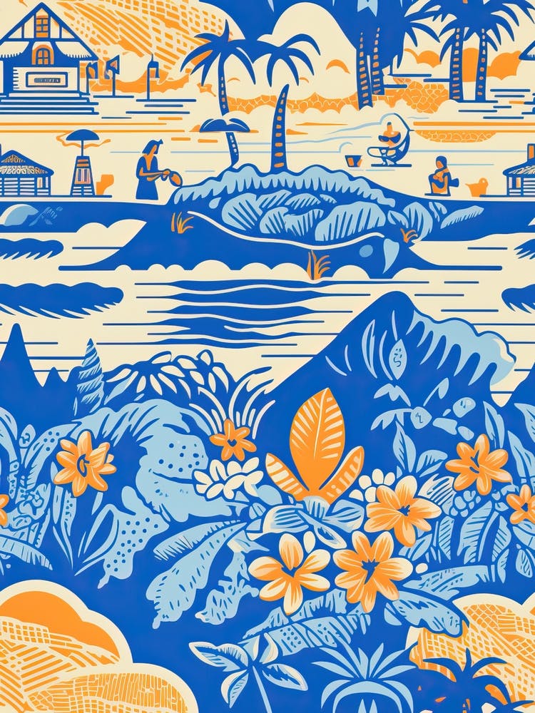 Honolulu, Hawaii, Inspired Travel Pattern 2