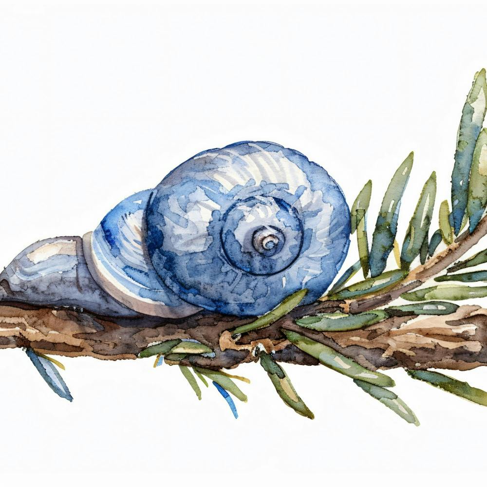 Snail On A Branch