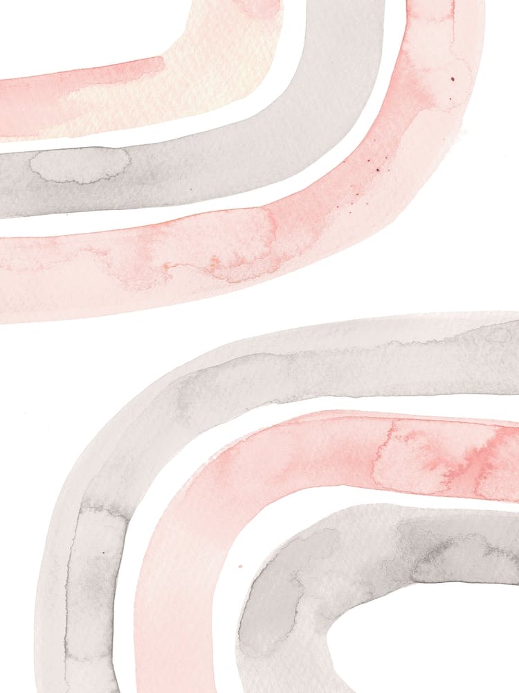 Pink and gray Abstract Rainbows