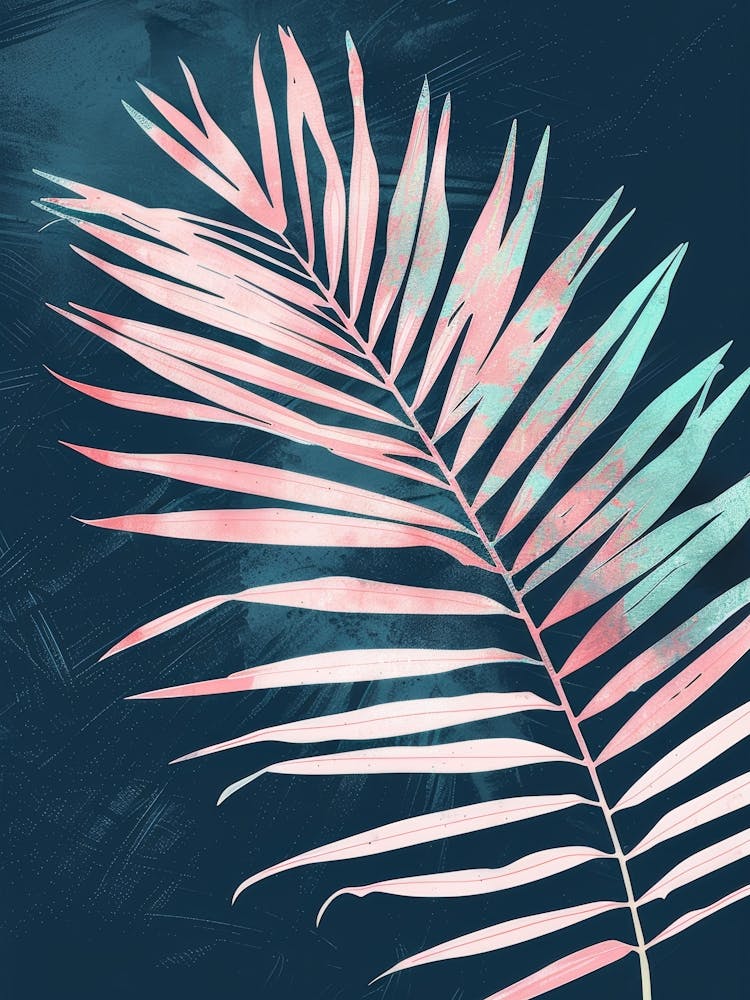 Palm Leaf Print 1