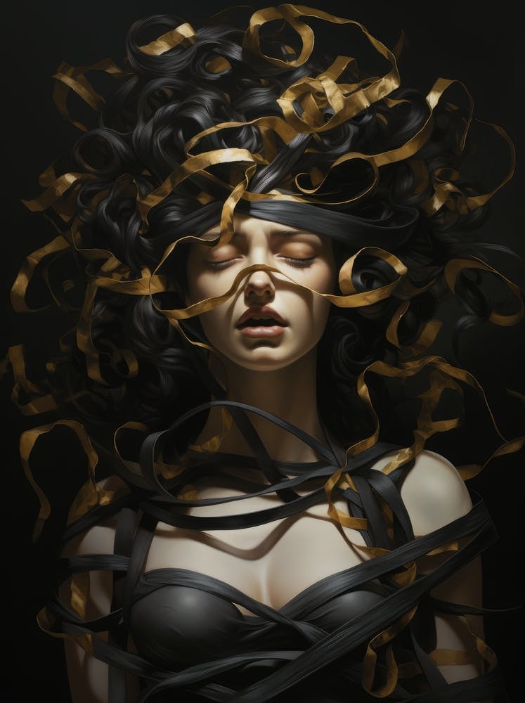 Woman With Black Hair