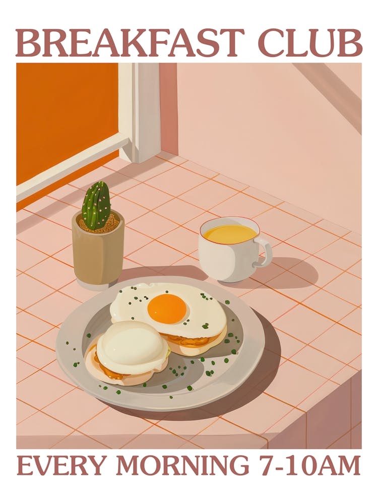 Breakfast Club Eggs Benedict 1