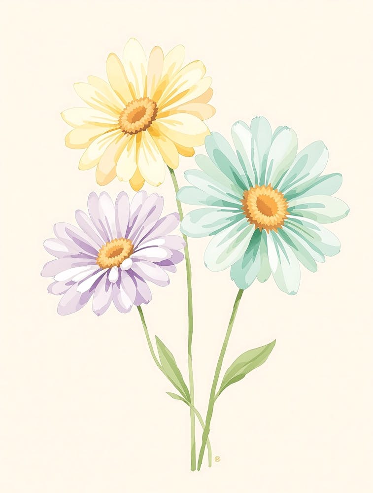 Gelassene Wildblumen mit sanfter, luftiger Note
