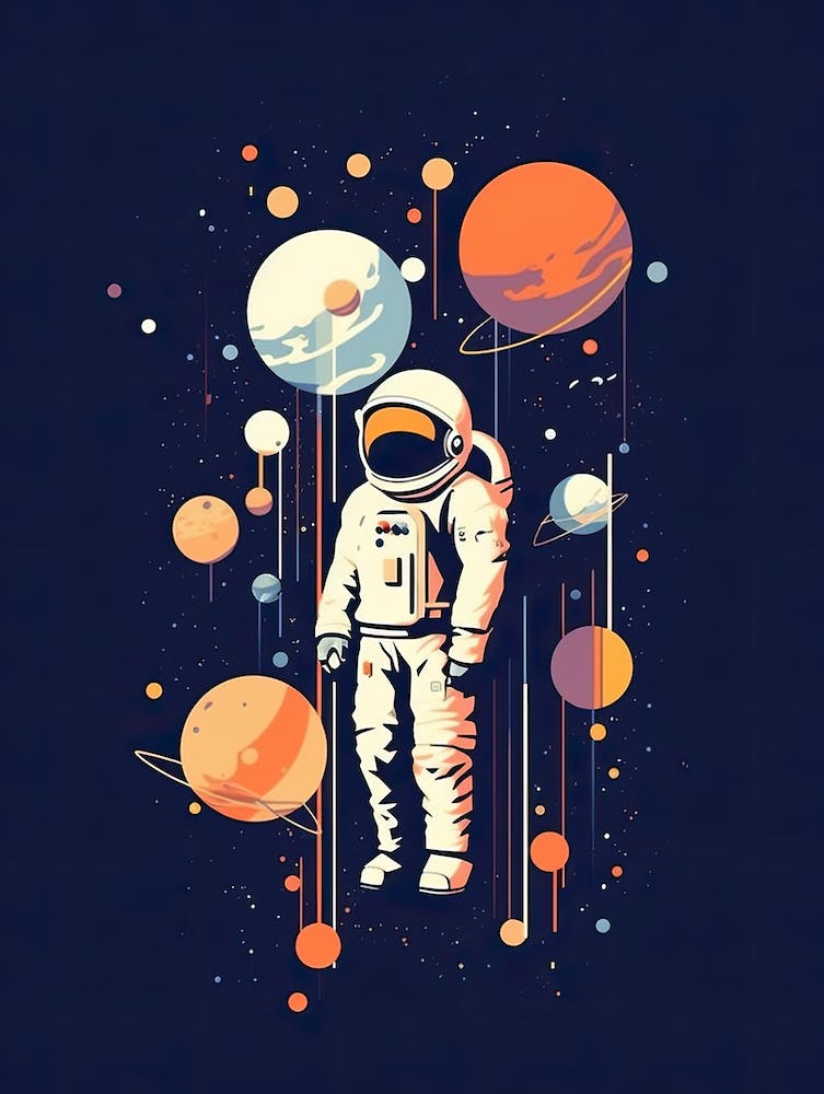 Beyond Earth's Grasp: Astronaut's Ascent