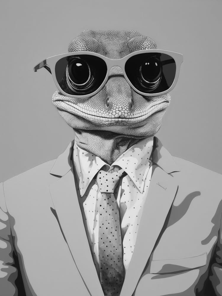 Gecko In A Suit