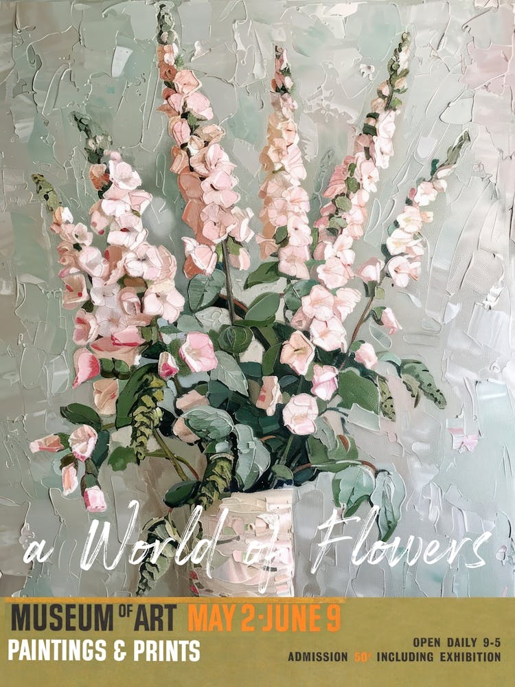 A World Of Flowers, Van Gogh Exhibition Snapdragons 4