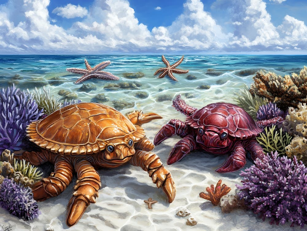 Turtles On The Beach 2