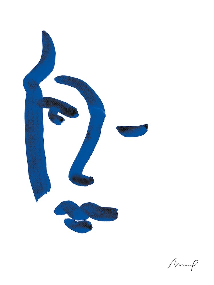 Blue Portrait 5