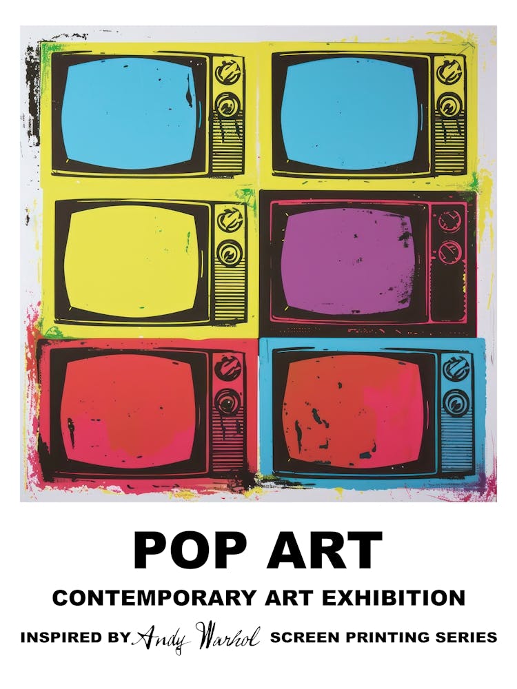 Poster Televisions Pop Art 1
