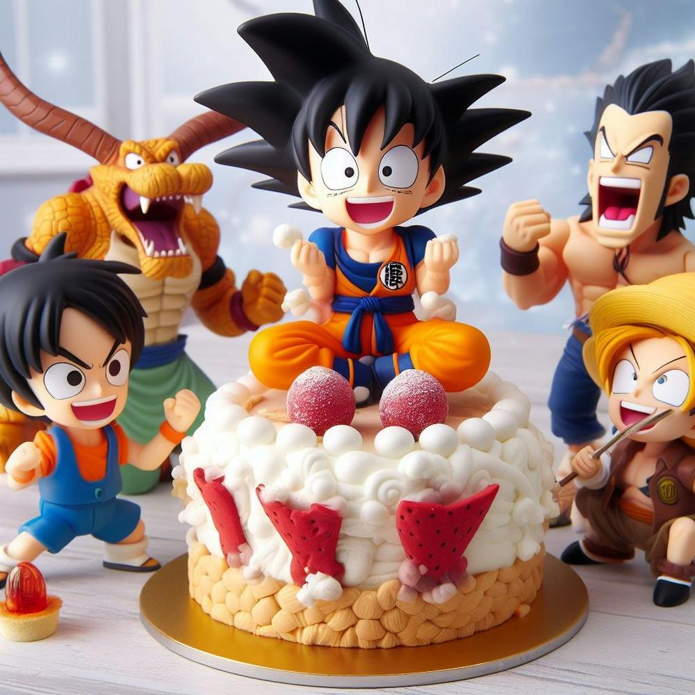 Anime friends attending goku birthday!!