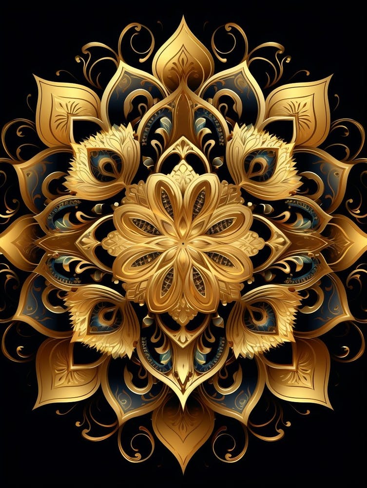 Symmetrical Mandalas Geometric Illustration 16