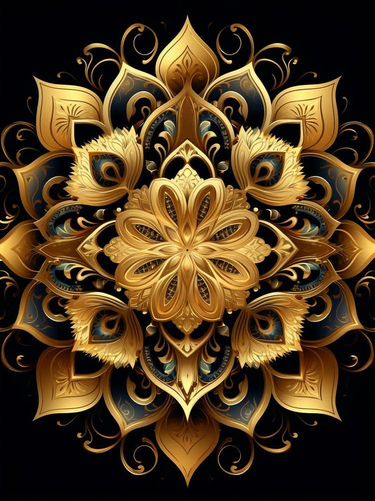 Symmetrical Mandalas Geometric Illustration 16