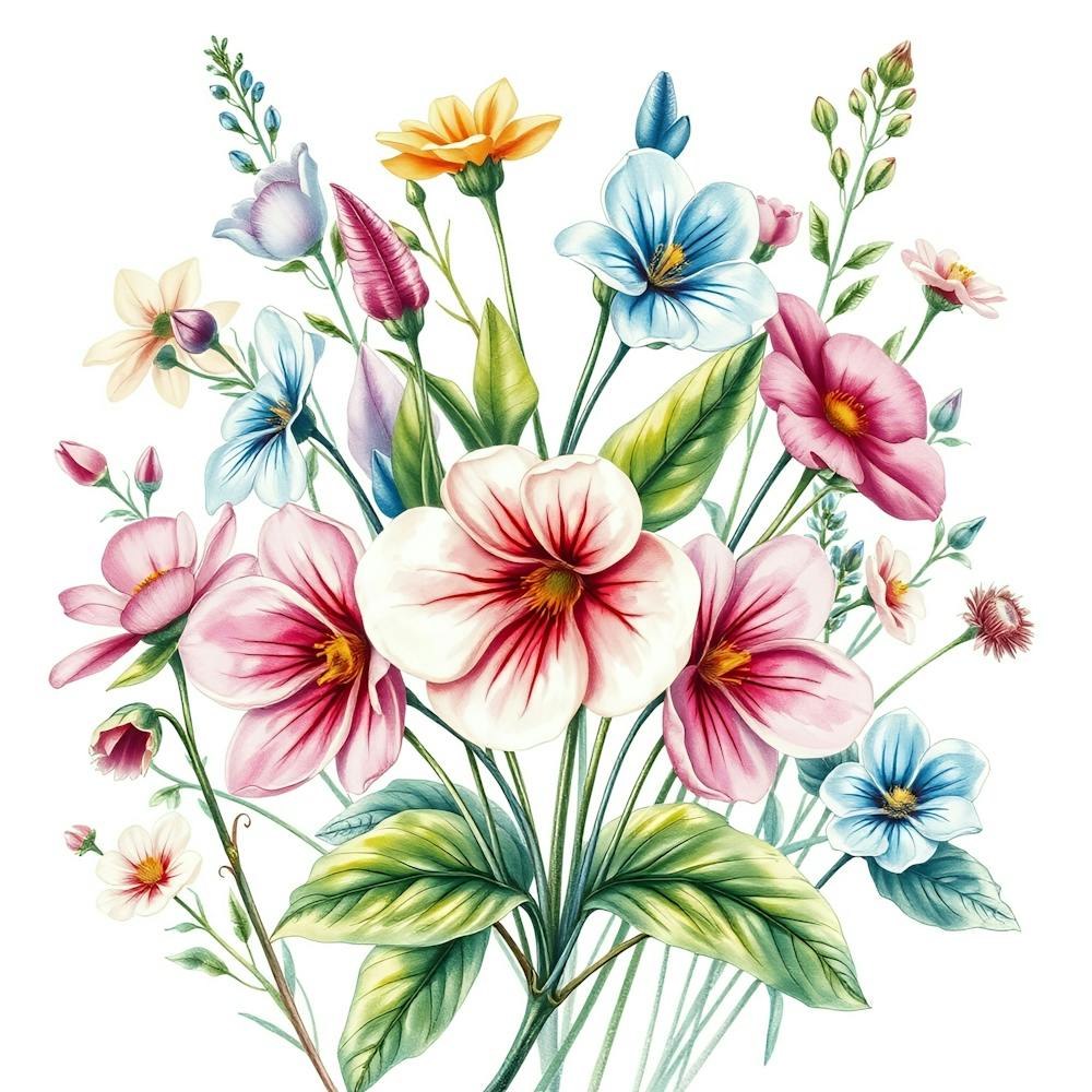 Watercolor Flowers 14