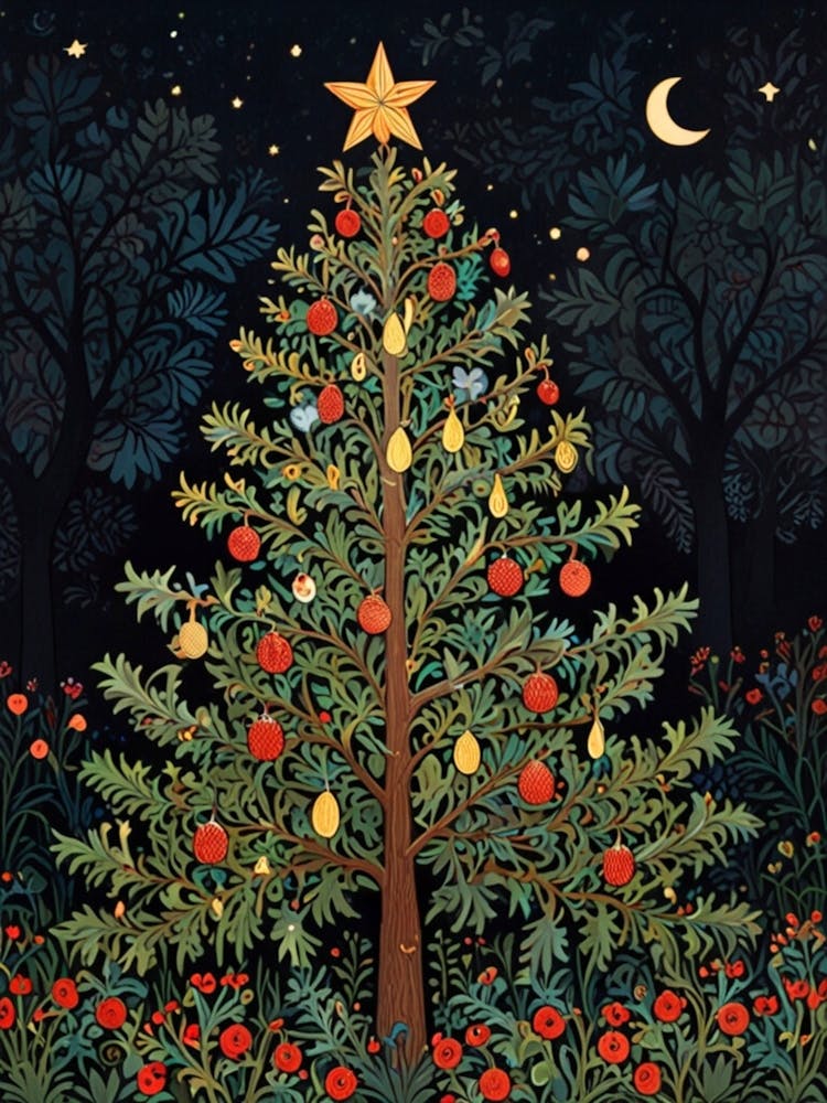 William Morris Christmas Tree 31