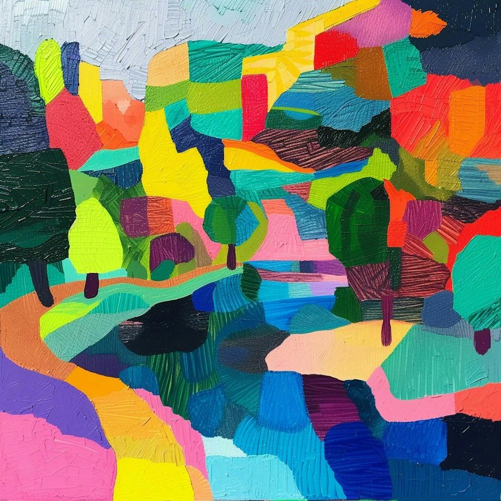 Abstract Park Collection Gorky Park Moscow Russia 1