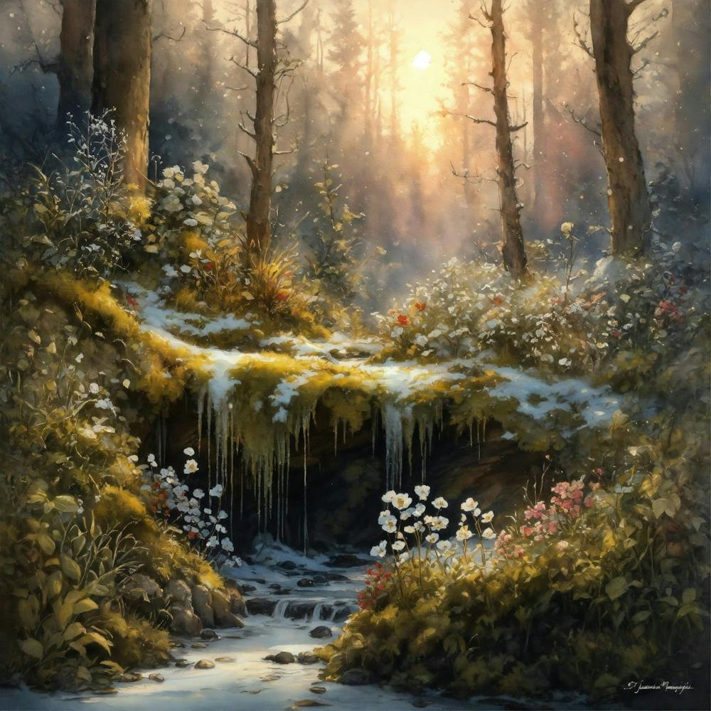 Stream In The Woods