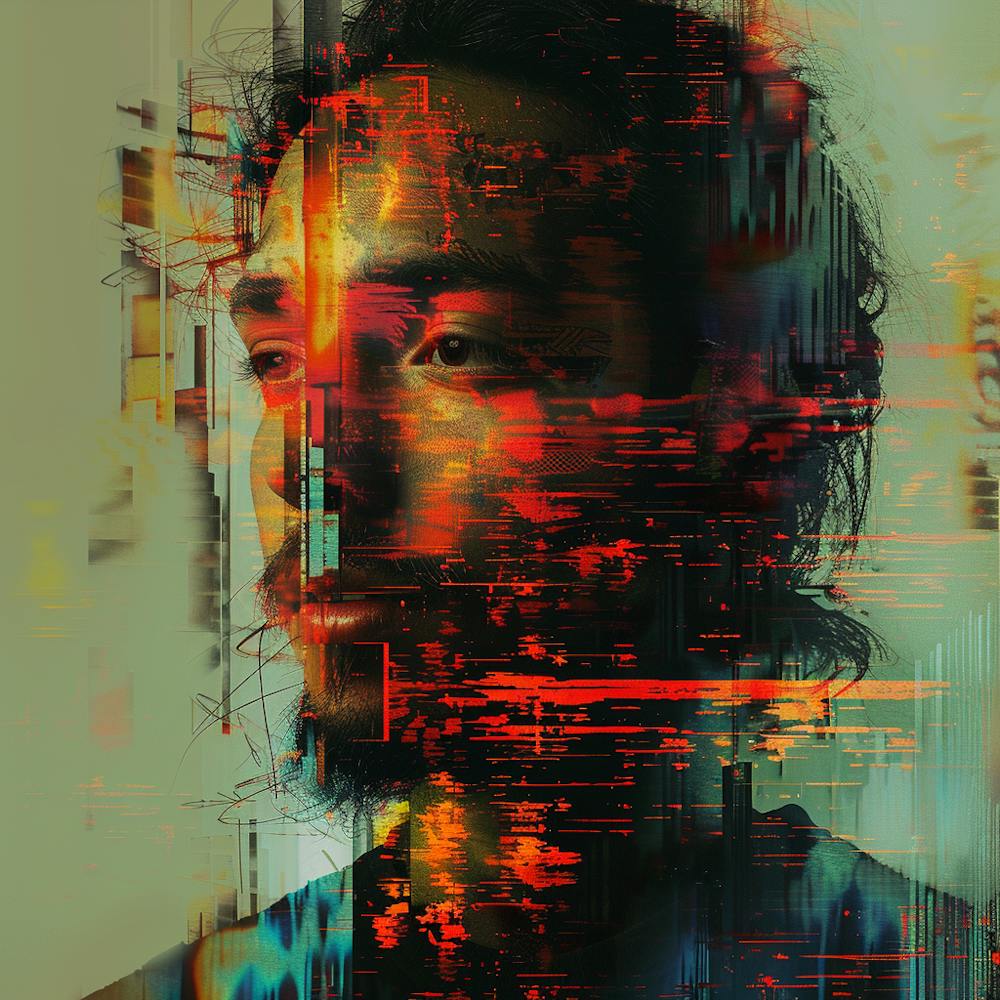 Man With A Computer Screen