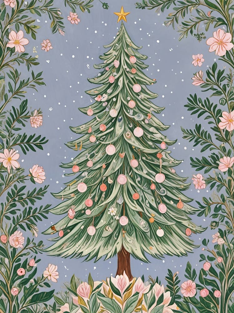Pastel Christmas Tree no2