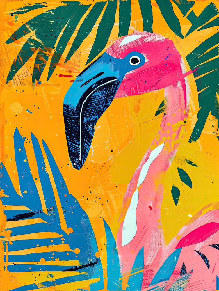 Electric Plumage Matisse Style