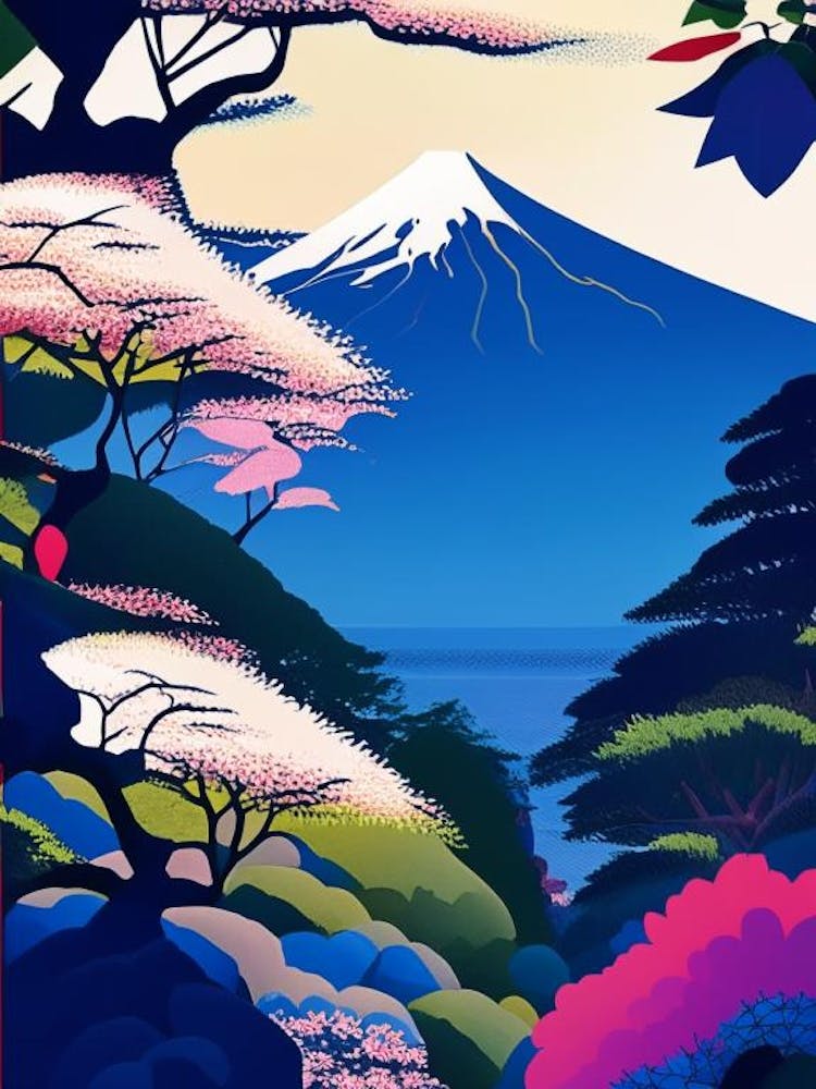 Fuji Hakone Izu National Park Japan Pop Matisse