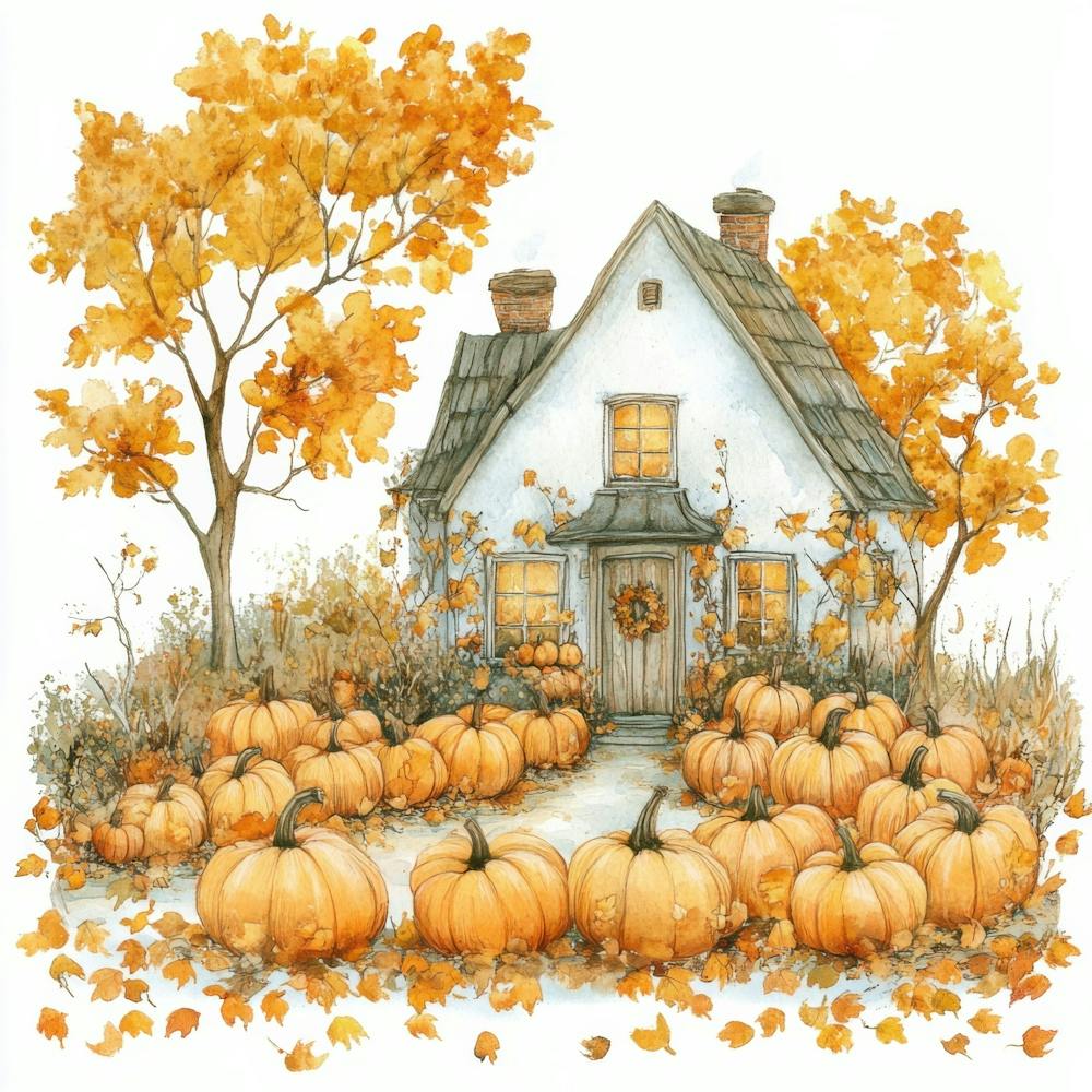 Colorful Watercolor Autumn Fall 6