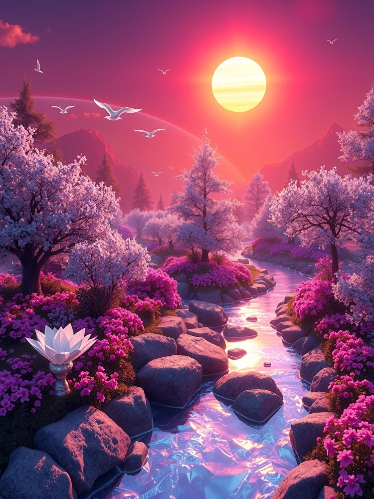 3d Illustration Of A Spring