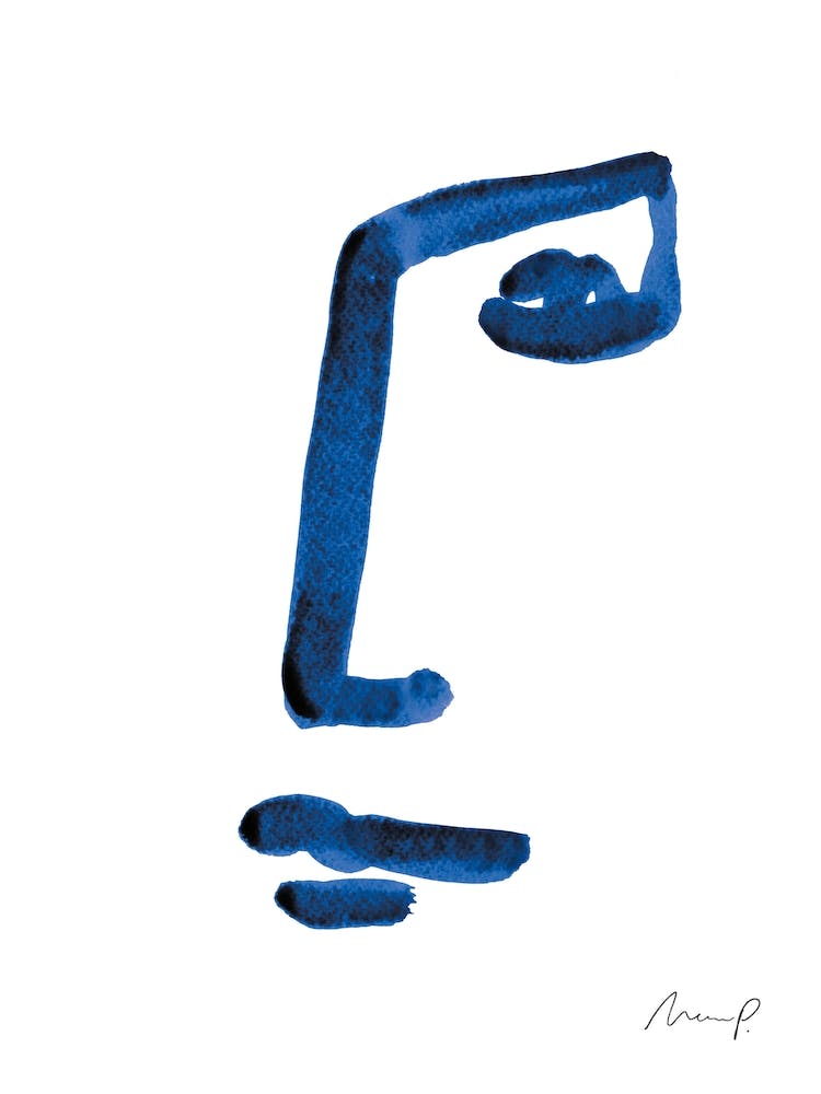 Blue Portrait