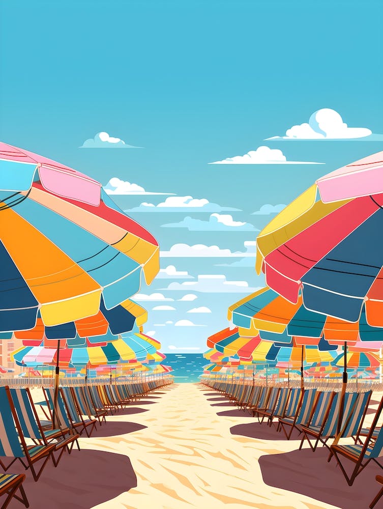 Beach Day, Illustration