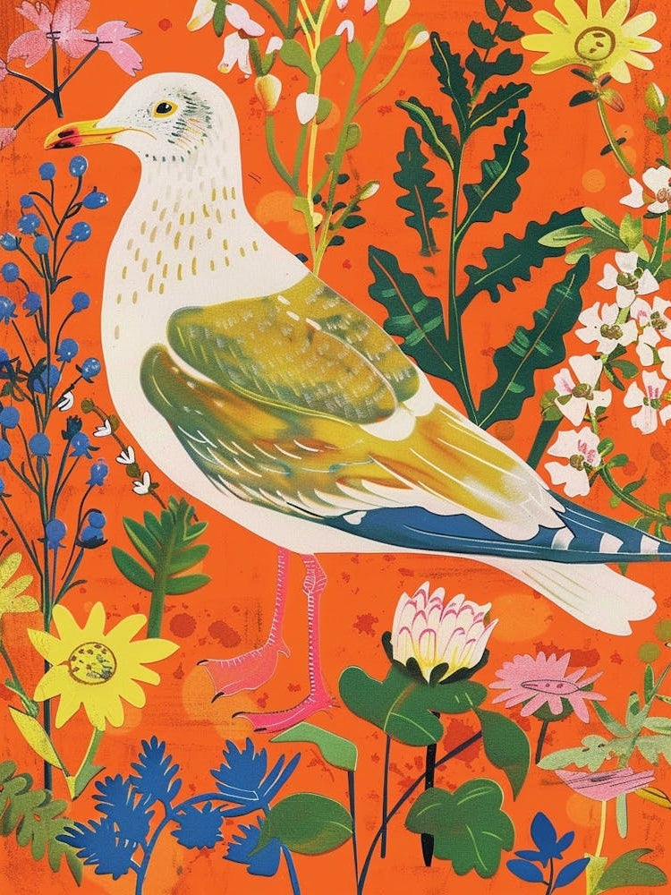 Spring Birds Seagull 3