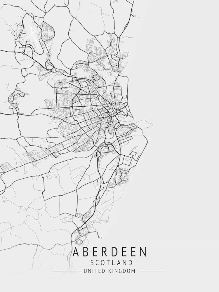 Aberdeen City Map