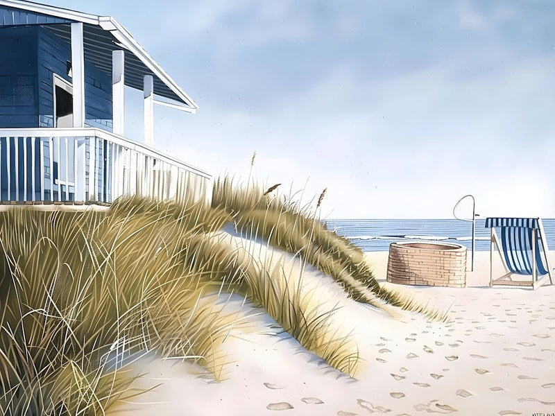 Beach House Canvas Print