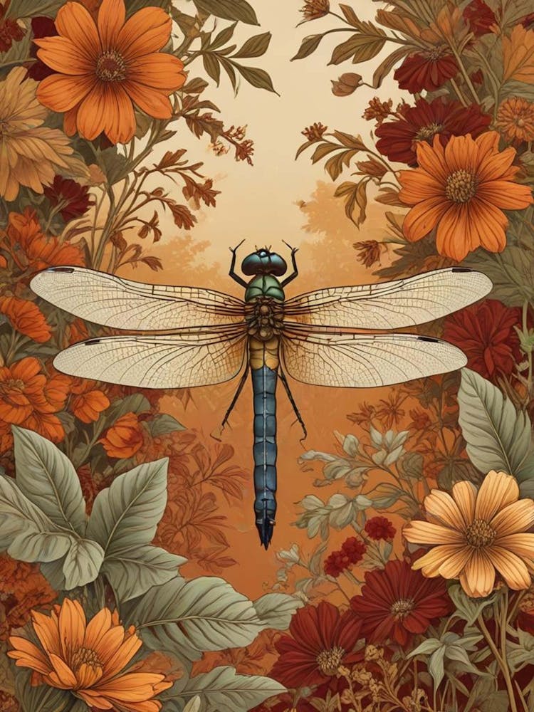 William Morris Dragonfly Autumn Exhibit (5)