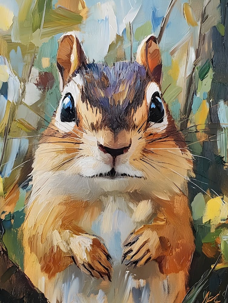 Chipmunk In The Woods 1