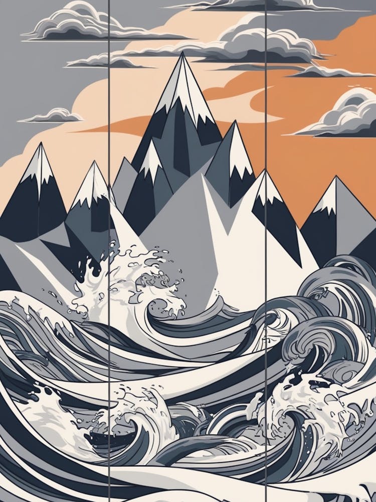 Waves And Mountains 4