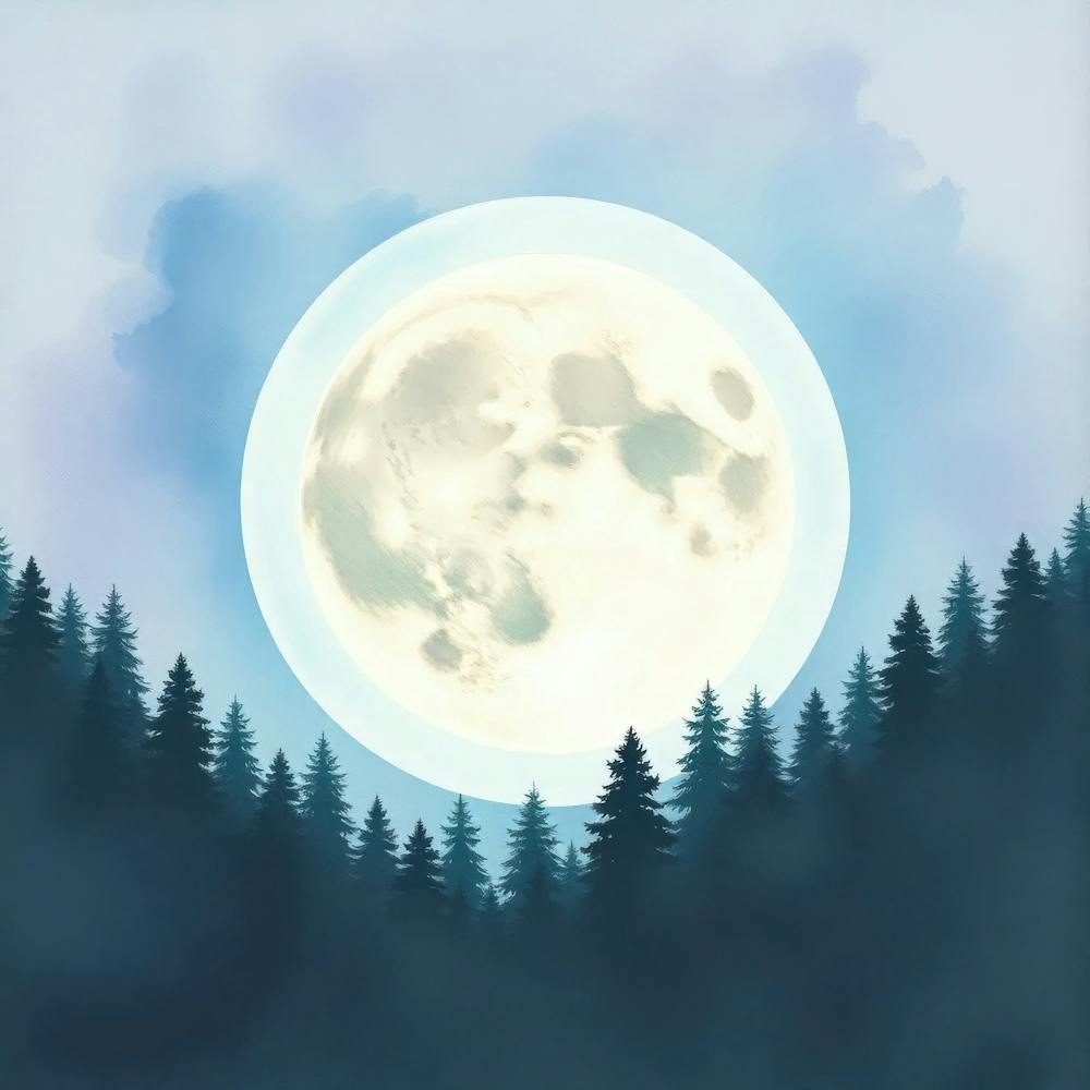 Full Moon In The Forest 18